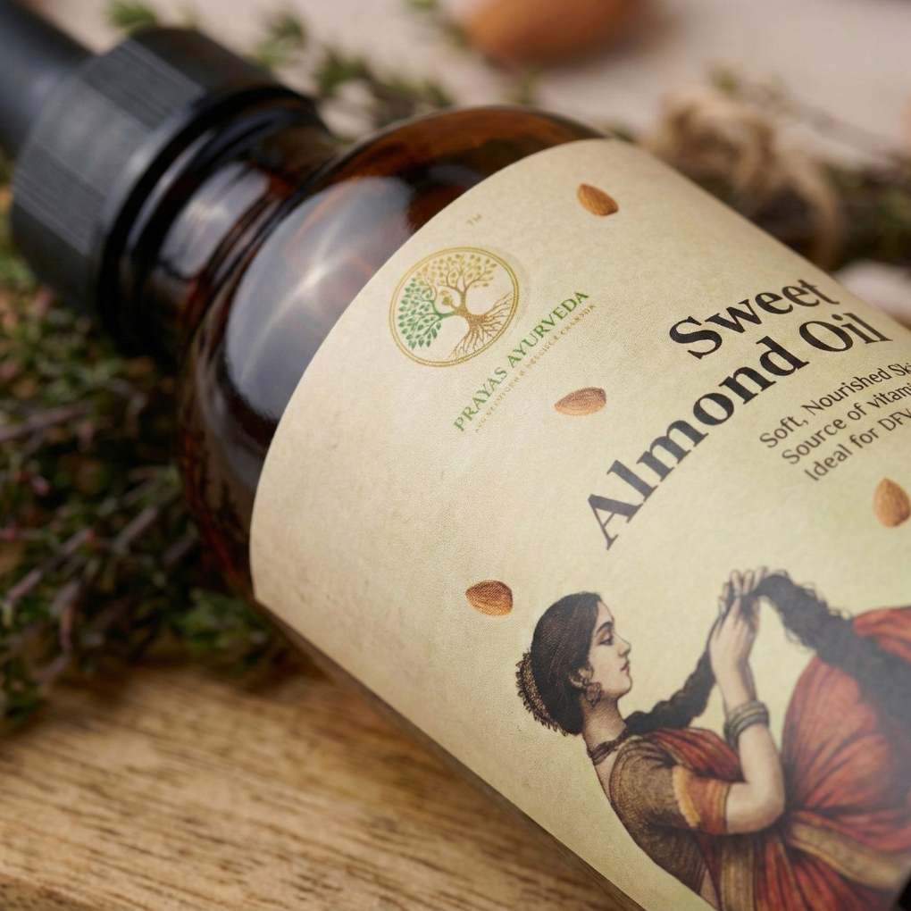 Prayas Ayurveda Sweet Almond Oil