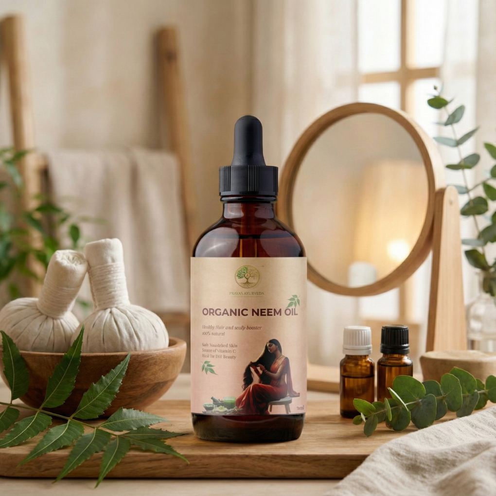Prayas Ayurveda Organic Neem Oil