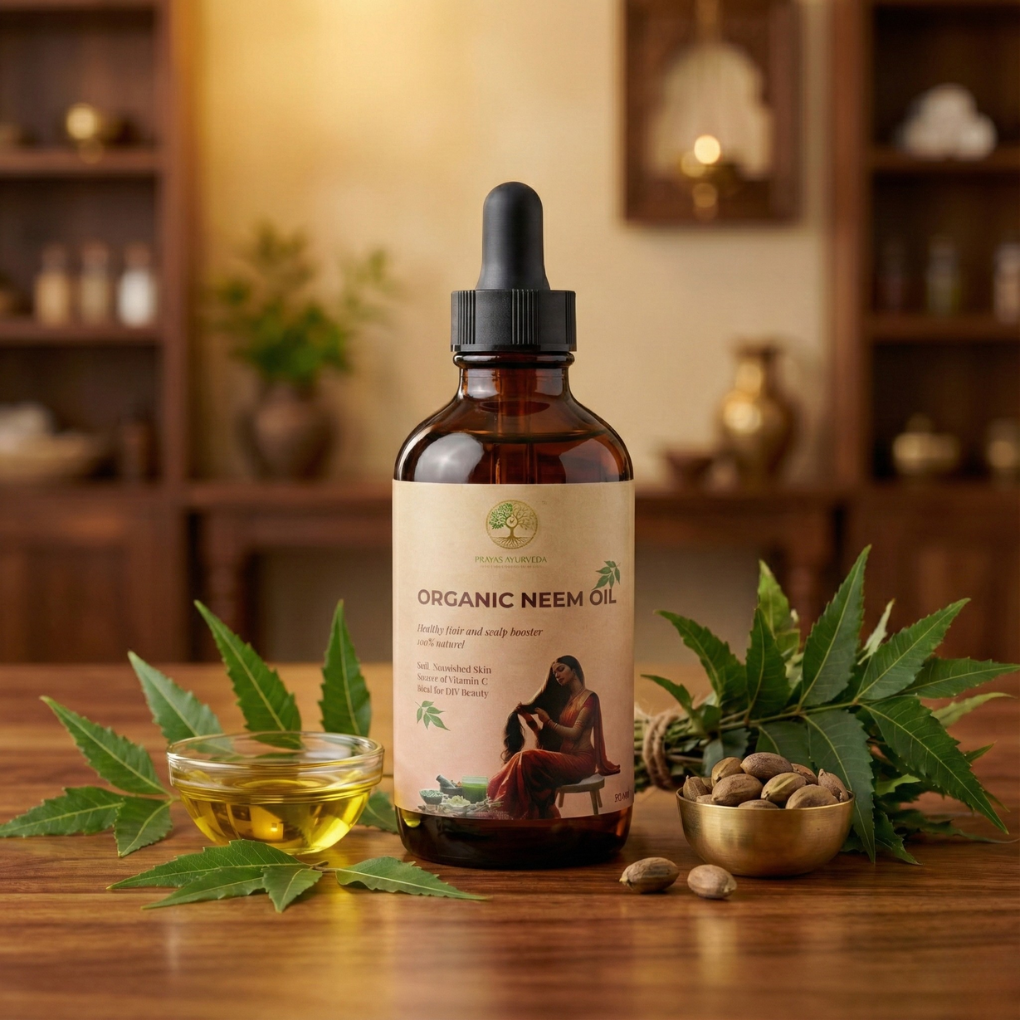 Prayas Ayurveda Organic Neem Oil